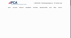 Desktop Screenshot of fcapackaging.com